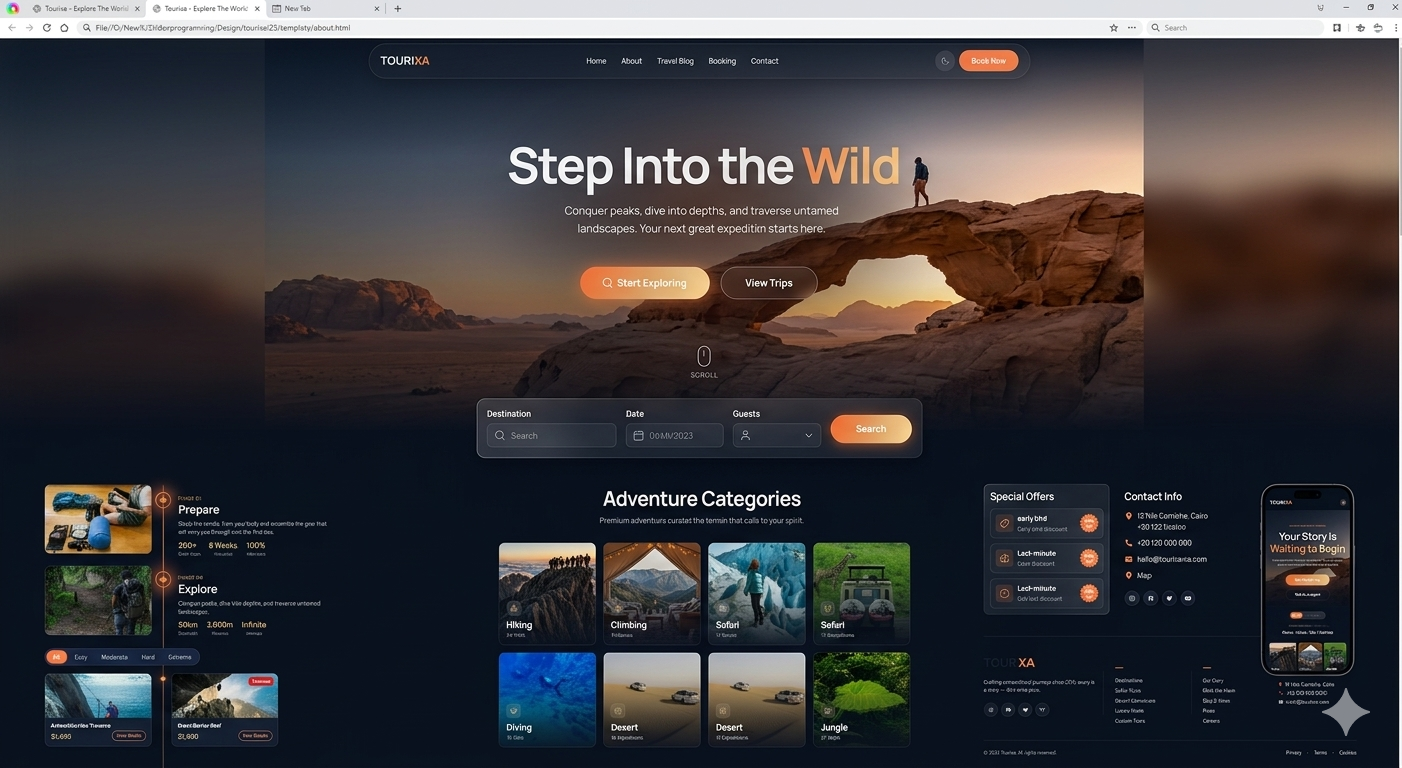 Adventure page preview